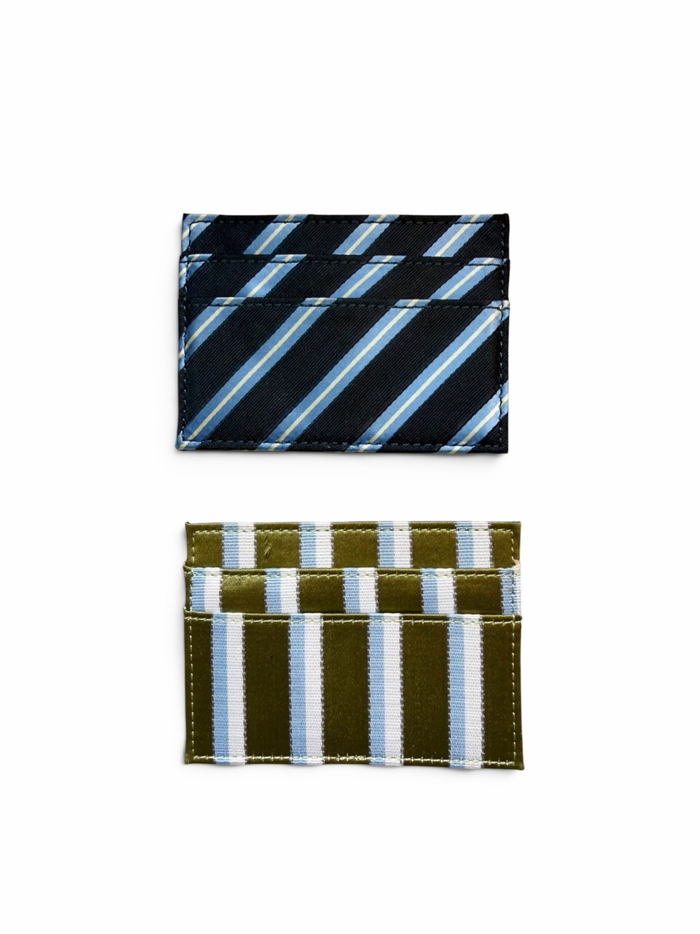 Set of 2 Preppy Tie Card Holders | Credit Card & Gift Card Wallets